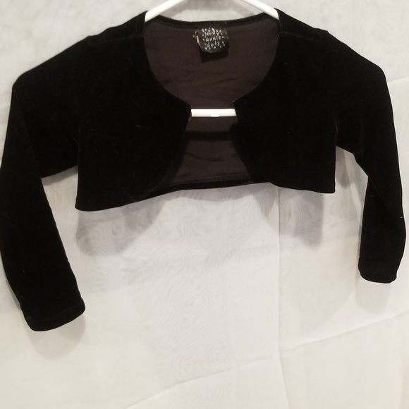 Purple & black little girls dress - Picture 3 of 3